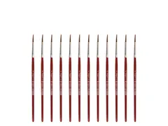 Penseel Kangaro Serie 120 rond Nr. 6 geitenhaar doos 12 stuks