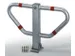 Barrière De Parking Rabattable Acier Lxh Utiles 750X345Mm À Cheville