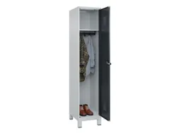 locker,HxBxD 1950x400x500mm,1vak,vak B 400mm,draaigrendel,voeten