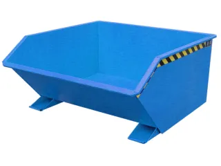 Kiepbak 680x1280x1440mm 0.75m³ 156kg 1000kg Ral5012 - 1