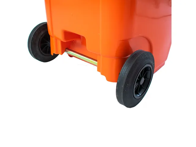 Container met rozet 240 Liter Oranje