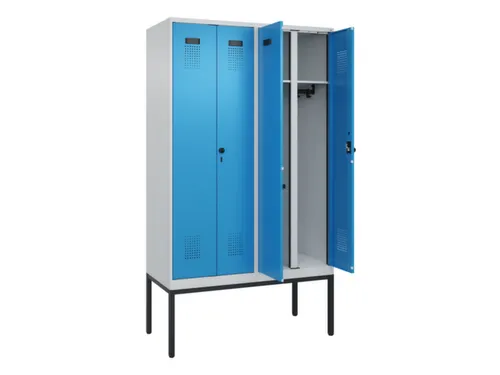 locker voor scheiding van kleding,HxBxD 2120x1200x500mm,4vak
