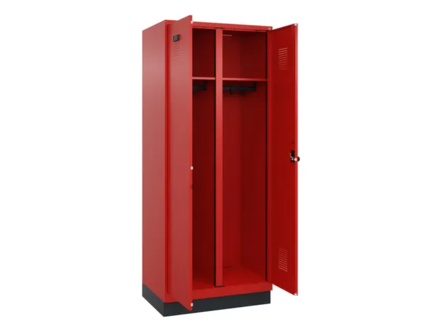 locker voor scheiding van kleding,HxBxD 1950x800x500mm,2vak