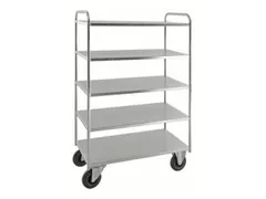 etagewagen,draagverm. 400kg,5etage(s),laadvl. LxB 900x440mm,staaletage