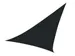 Voile solaire perméable triangulaire 3,6x3,6x3,6m Anthracite