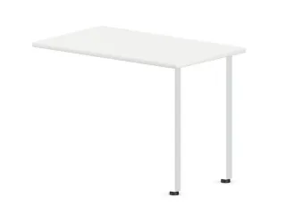 aanbouwtafel,i.h.v.,HxBxD 720-840x1000x600mm,Bl-wit - 1