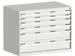 ladekast,HxBxD 800x1050x650mm,6lade(n),lade voor normale belastingen