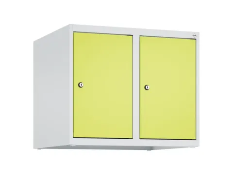 opzetkast,v. locker,2vak.,vak B 300mm,HxBxD 500x600x500mm,vleugeldeur