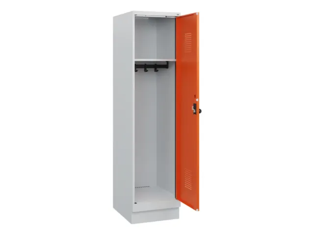 schoollocker,HxBxD 1630x400x500mm,1vak,vak B 400mm,draaigrendel,sokkel