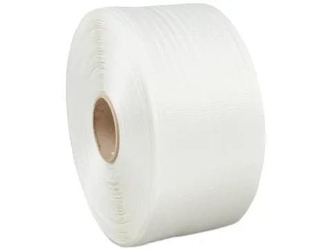 Omsnoeringsband Textiel Wit 19mmx600m Handmatig