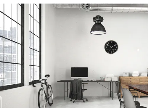 Wandklok Unilux Wetty grijs