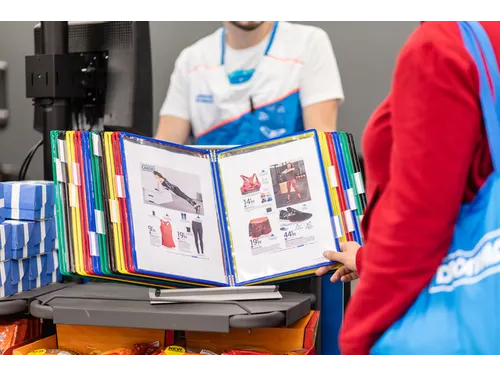 Zichtpanelensysteem Tarifold Bureauset A4 Grijs met 30 tassen Assorti