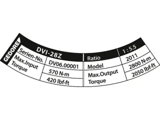 DVI-28Z Koppelvermenigvuldiger DREMOPLUS ALU 2800 Nm - 2