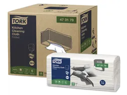 Tork 473179 Kitchen Cleaning Gevouwen Reinigingsdoek Wit