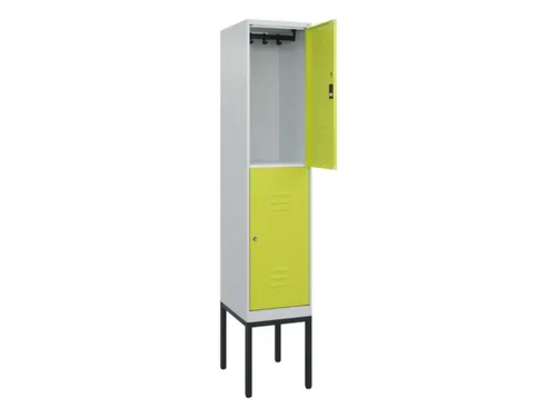 dubbeldekse locker,HxBxD 2120x400x500mm,1x2vak.,vak B 400mm