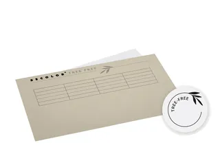 Vouwmap Djois Tree-Free folio gelijk 226gr grijs - 1