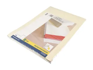 Monsterzak Raadhuis 262x371x38mm EB4 crème plakstrip krimp a 10 stuks - 3