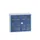 wandkast 900x1050x350mm 2xStalen bodem sokkel Ral 7035 front Ral 5010