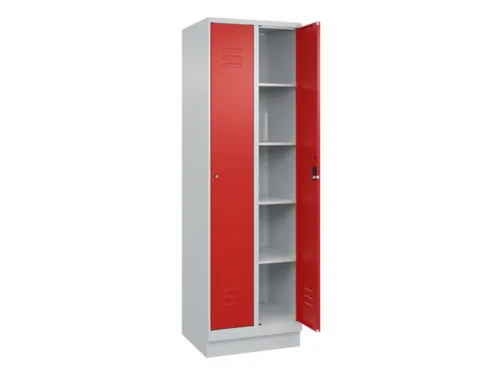wasgoedverdeelkast,HxBxD 1950x600x500mm,vak B 300mm,cilinderslot