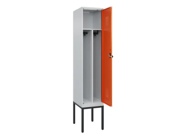 locker voor scheiding van kleding,HxBxD 2120x400x500mm,1vak