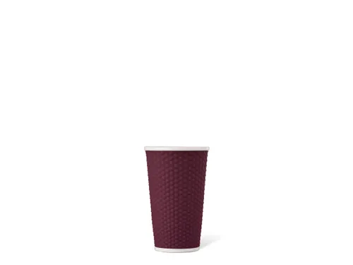 Beker porselein Les Artistes Paris 450ml met siliconen grip Rood
