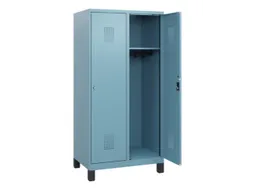 schoollocker,HxBxD 1630x800x500mm,2vak,vak B 400mm,cil.-slot,voeten