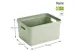 Sigma Home opbergbox 32L groen - 44,5x34,5x24,3cm