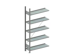 Inhaakstelling Aanbouw 2000x1000x300mm 5legborden Vaklast 80kg