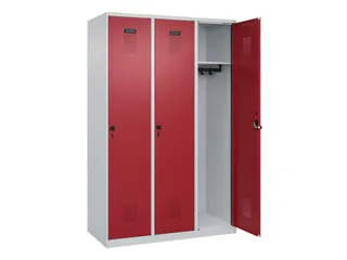 locker,HxBxD 1850x1200x500mm,3vak,vak B 400mm,draaigrendel - 2