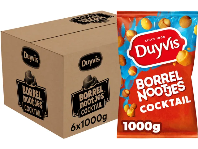 Borrelnootjes Duyvis cocktail zak 1000 gram
