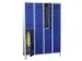 dubbeldekse locker,HxBxD 1850x1200x500mm,4x2vak.,RAL7035,front RAL7035
