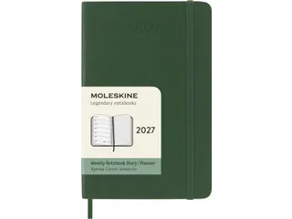 Agenda 2027 Moleskine 12M Weekly 7dag/1pagina pocket sc myrtle green - 1