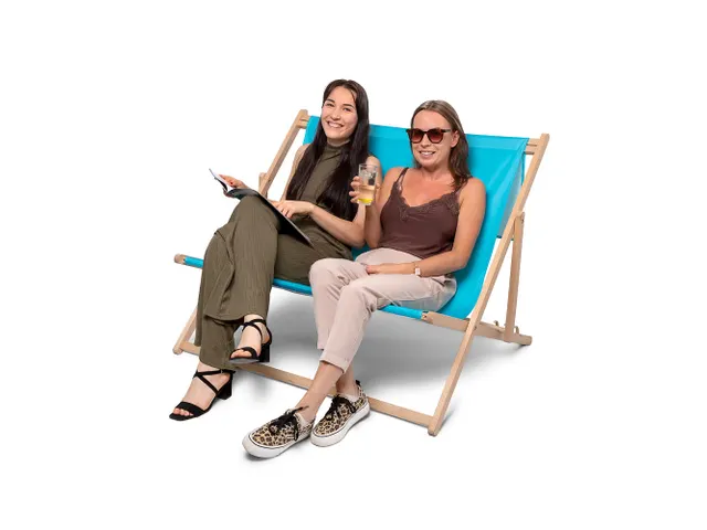 Print voor de Strandstoel Relax Duo met logobanner