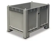 Maxi-container 550 Liter HxBxD 850x1200x800mm Pp 4Voeten Grijs