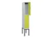 dubbeldekse locker,HxBxD 2120x300x500mm,1x2vak.,vak B 300mm