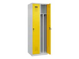locker voor scheiding van kleding,HxBxD 1850x600x500mm,2vak