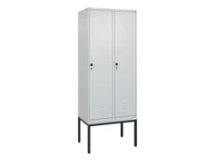 locker,HxBxD 2120x800x500mm,2vak,vak B 400mm,draaigrendel