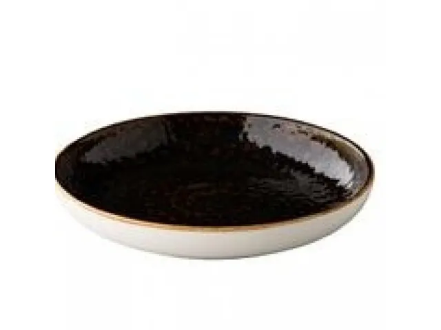Bord Jersey diep rond bord Bruin 23,5 cm