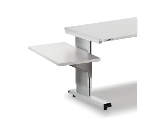 zijdeverlenging,HxBxD 700-1100x400x800mm,draagverm. 40kg,blad RAL7035