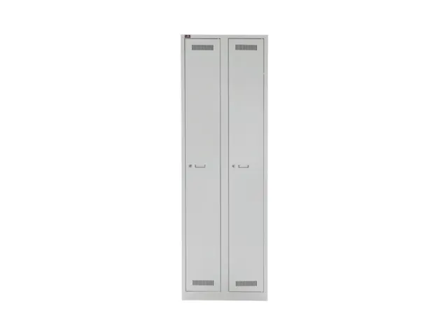 garderobekast,HxBxD 1850x600x500mm,2vak,vak B 300mm,cil.-slot