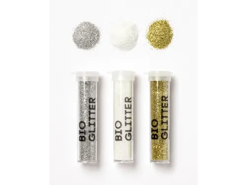 Glitterpoeder Bio Folia Stardust 7gr 5 stuks 3 kleuren