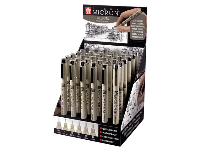 Fineliner Sakura Pigma Micron assorti noir