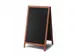 Panneau trottoir bois marron clair 68x120cm
