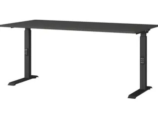 In hoogte verstelbaar bureau,HxBxD 680-910x1600x800mm,blad grafiet - 1