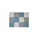 Akoestische PET-vilt wandtegels 30x30cm Combi Blauw 12 Stuks