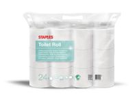 Toiletpapier 350 vellen 2-laags wit 40 meter per rol