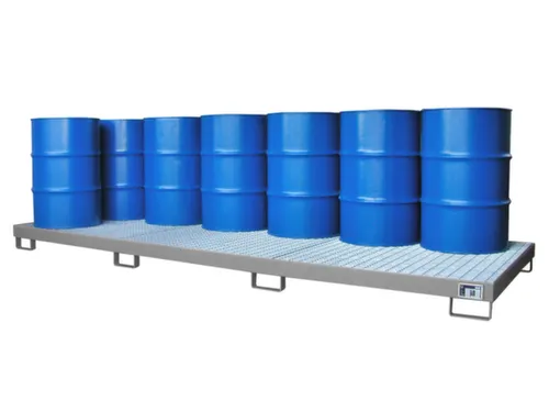 opvangbak,v. 12x200l vat,opvangvol. 335l,HxBxD 200x1300x3880mm