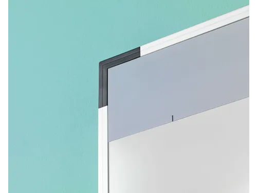 Projectiebord 128x201cm kolom Extraflat mat wit touch finger