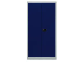 kantoorkast openslaande deuren HxBxD 1806x914x400mm Stalen Grijs Blauw - 1