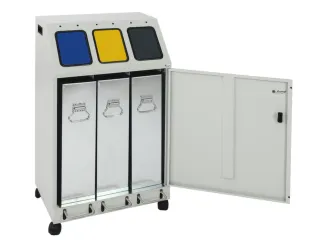 afvalverzamelstation,3x30l,HxBxD 920x580x380mm - 4